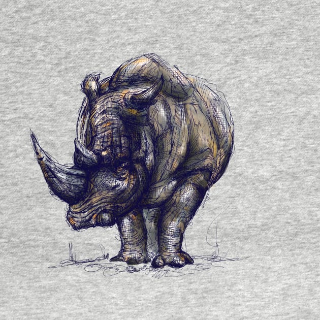 White Rhino by JuicyCreations